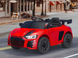 Дитячий електромобіль Cabrio 6V 5A (спойлер, пульт, LED-фари, звук, відкривні двері, педаль газу), Червоний G538/1 фото 2