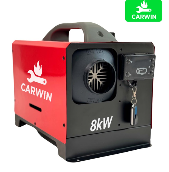 Автономний дизельний обігрівач (Webasto) CARWIN 8 кВт (12В/24В/220В) з LCD-дисплеєм та пультом ДК С800 фото