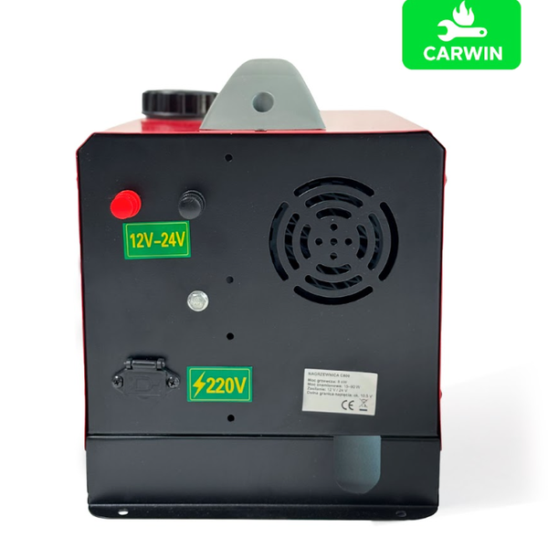 Автономний дизельний обігрівач (Webasto) CARWIN 8 кВт (12В/24В/220В) з LCD-дисплеєм та пультом ДК С800 фото