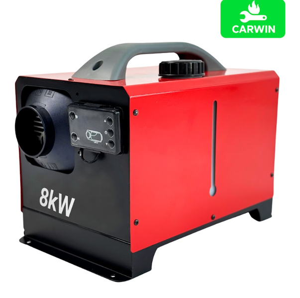 Автономний дизельний обігрівач (Webasto) CARWIN 8 кВт (12В/24В/220В) з LCD-дисплеєм та пультом ДК С800 фото